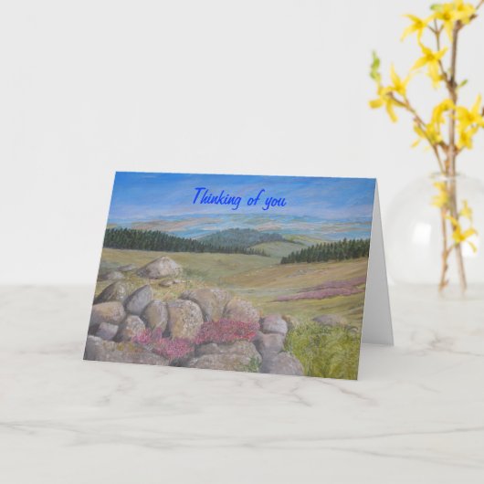 Carte Sympathie, ajouter un message dans une scène (Fleur jaune)