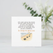 Carte Sympathie avec l'animal (Debout devant)