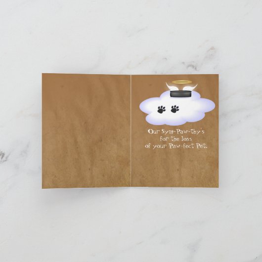 Carte Sympathie avec l'animal (Intérieur)