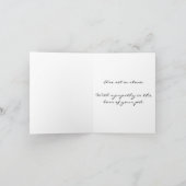 Carte Sympathie avec l'animal (Intérieur)