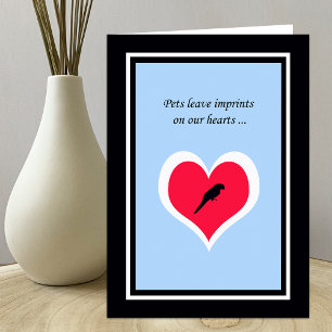 Carte Sympathie avec l'animal de compagnie