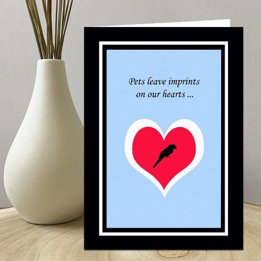 Carte Sympathie avec l'animal de compagnie