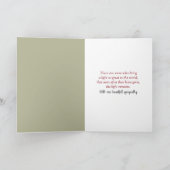 Carte Sympathie avec le phare rouge (Intérieur)