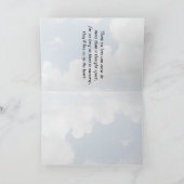 Carte Sympathie blanche de nuage (Intérieur)