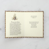 Carte Sympathie catholique Condoléances Vierge Marie (Intérieur)