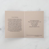 Carte Sympathie catholique traditionnelle Roses roses cr (Intérieur)