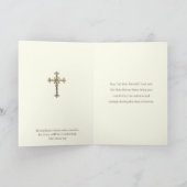 Carte Sympathie catholique Vierge Marie Écriture (Intérieur)