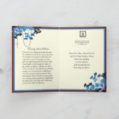 Carte Sympathie catholique Vierge Marie Jésus Rosaire (Intérieur)