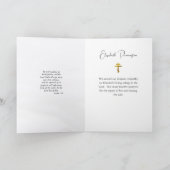 Carte Sympathie chrétienne orthodoxe Mémoire éternelle (Intérieur)