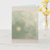 Carte Sympathie citée (Fleur jaune)