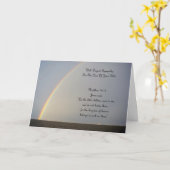 Carte Sympathie d'arc-en-ciel - perte de fils (Fleur jaune)