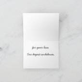 Carte Sympathie de chien (Intérieur)