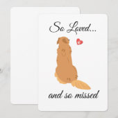 Carte Sympathie de chien imprimable - Téléchargeme (Devant / Derrière)