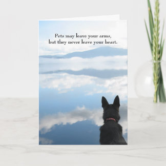 Carte Sympathie de chien - les animaux familiers peuvent