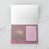 Carte Sympathie de Clematis pourpre (Intérieur)