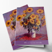 Carte Sympathie de la Condolence des Fleurs de Soleil Mé