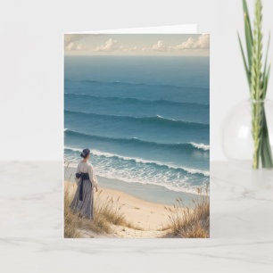 Carte Sympathie de la femme japonaise Ukiyo-e Art