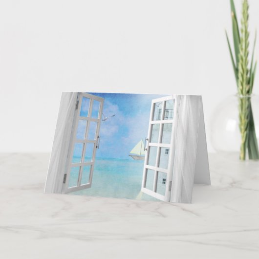 Carte Sympathie de la fenêtre marine (Devant)