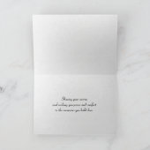 Carte Sympathie de la pin d'hiver (Intérieur)