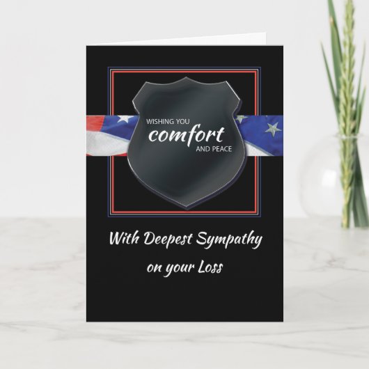 Carte Sympathie de la police pour l'application de la lo (Devant)