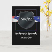 Carte Sympathie de la police pour l'application de la lo (Fleur jaune)