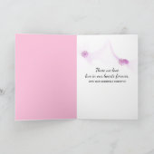 Carte Sympathie de la réflexion sur l'eau de l'orchidée  (Intérieur)