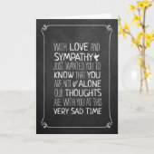 Carte Sympathie de la typographie moderne (Fleur jaune)