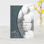 Carte Sympathie de l'ami (Fleur jaune)