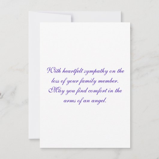 Carte Sympathie de l'angle arc-en-ciel (Dos)