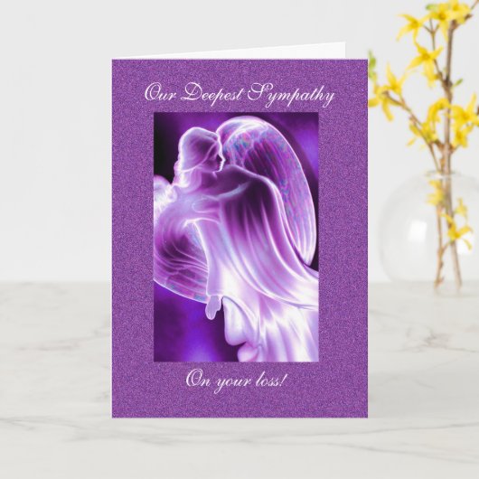 Carte Sympathie de l'angle pourpre (Fleur jaune)