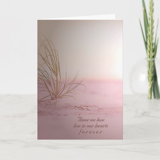 Carte Sympathie de l'herbe de plage (Devant)