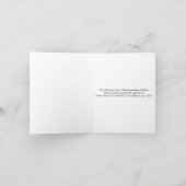 Carte Sympathie de perte de animal (Intérieur)