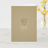 Carte Sympathie de perte de animal de compagnie du group (Fleur jaune)