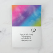 Carte Sympathie de perte de animal de compagnie Kitty (Intérieur)