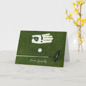 Carte Sympathie de Somber Golf (Fleur jaune)