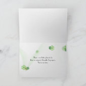 Carte Sympathie du champ de marguerites blanches (Intérieur)