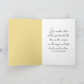 Carte Sympathie du fleur sauvage et du tournesol (Intérieur)