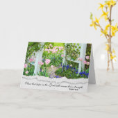 Carte Sympathie du jardin de Tulip (Fleur jaune)