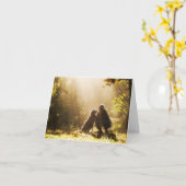 Carte Sympathie du meilleur ami de l'homme (Fleur jaune)