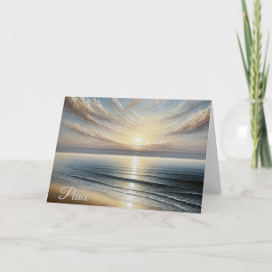 Carte Sympathie du paysage marin Ocean Sunrise