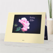 Carte Sympathie du Rose du jardin (Dos)