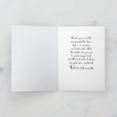 Carte Sympathie du tournesol jaune (Intérieur)