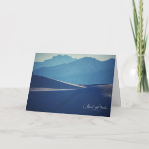Carte Sympathie en bleu