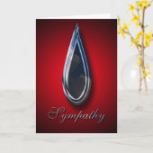 Carte Sympathie En Temps Difficile (Fleur jaune)