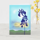 Carte Sympathie face à la perte de la grande grand-mère (Fleur jaune)