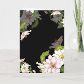 Carte Sympathie florale (Dos)