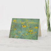 Carte Sympathie Florale Flore paysage de fleurs (Devant)