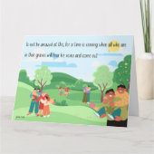 Carte Sympathie JW Condoléances JW Jean 5:28 (Devant)