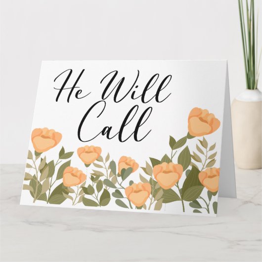 Carte Sympathie JW Il appellera (Devant)