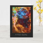 Carte Sympathie la plus profonde, courue - Nourriture st (Fleur jaune)